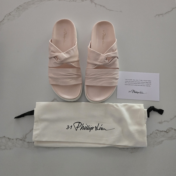 3-1 Phillip Lim Slide Sandals - Picture 1 of 9